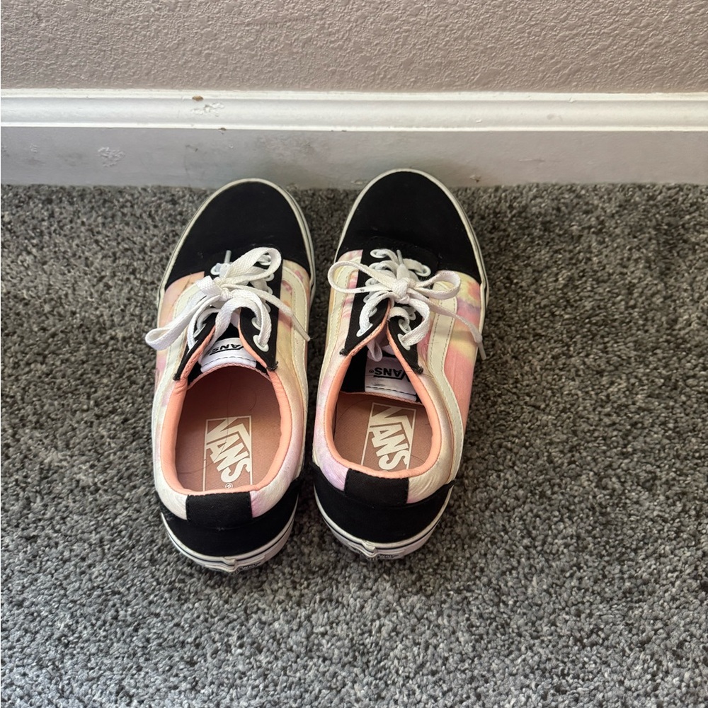 Vans Multicolor Tie-Dye Sneakers with Black Details - Picture 4 of 4